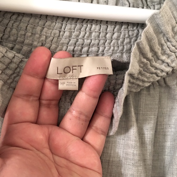 LOFT Off-Shoulder Blouse with Long Sleeves - Picture 3 of 4